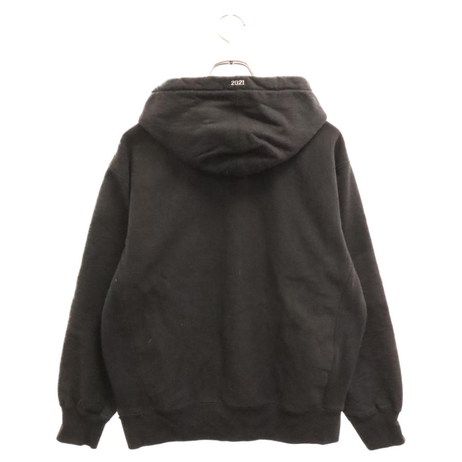 シュプリーム 21AW ボックスロゴフーデッドスウェットシャツ プル 