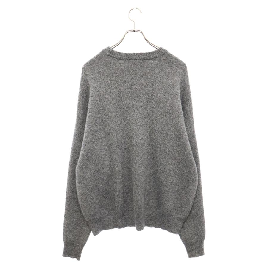 フィアオブゴッド エッセンシャル 20SS KNIT SWEATER ニットセーター ロゴクルーネック コットンニット 長袖セーター グレー｜shopbring｜02