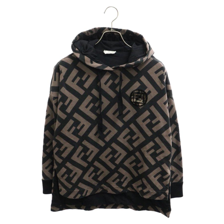 フェンディ FENDI FF ズッカ プルオーバー トップス パーカー フェンディ FENDI FF ズッカ プルオーバー トップス パーカー