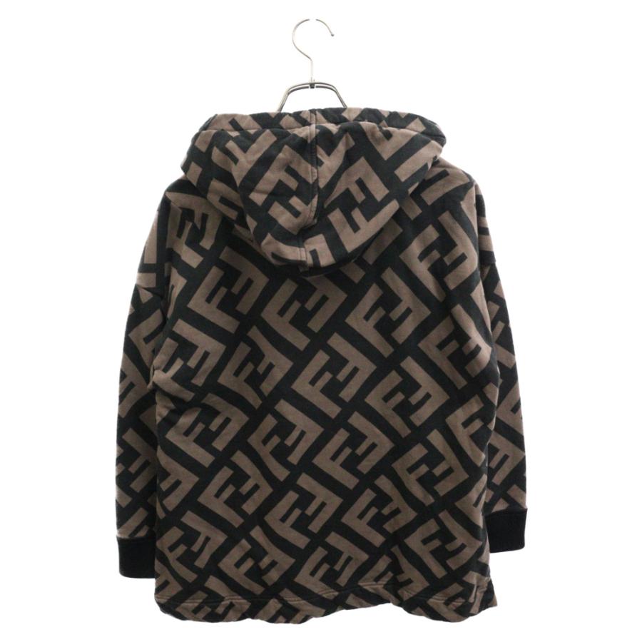 FENDI フェンディ ズッカ柄 オーバーサイズ プルオーバーパーカー