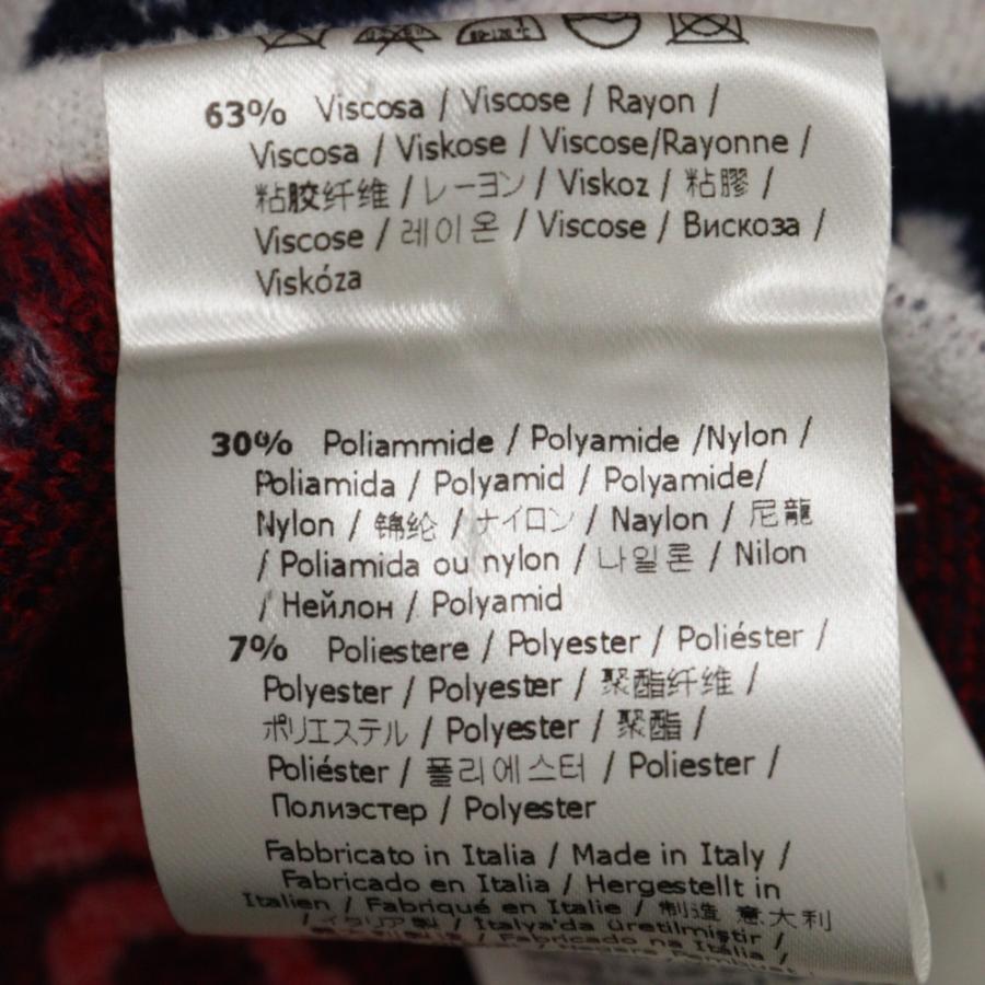 FENDI（フェンディ） ×FILA フィラ 総柄ロゴデザイン 長袖ニット