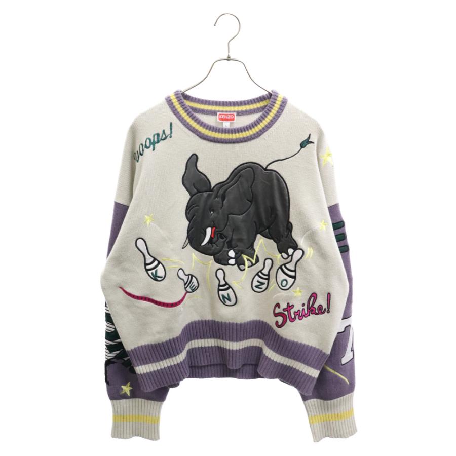 KENZO ケンゾー 23SS BOWLING ELEPHANT SWEATER ボーリング KENZO ケンゾー 23SS BOWLING ELEPHANT SWEATER ボーリング