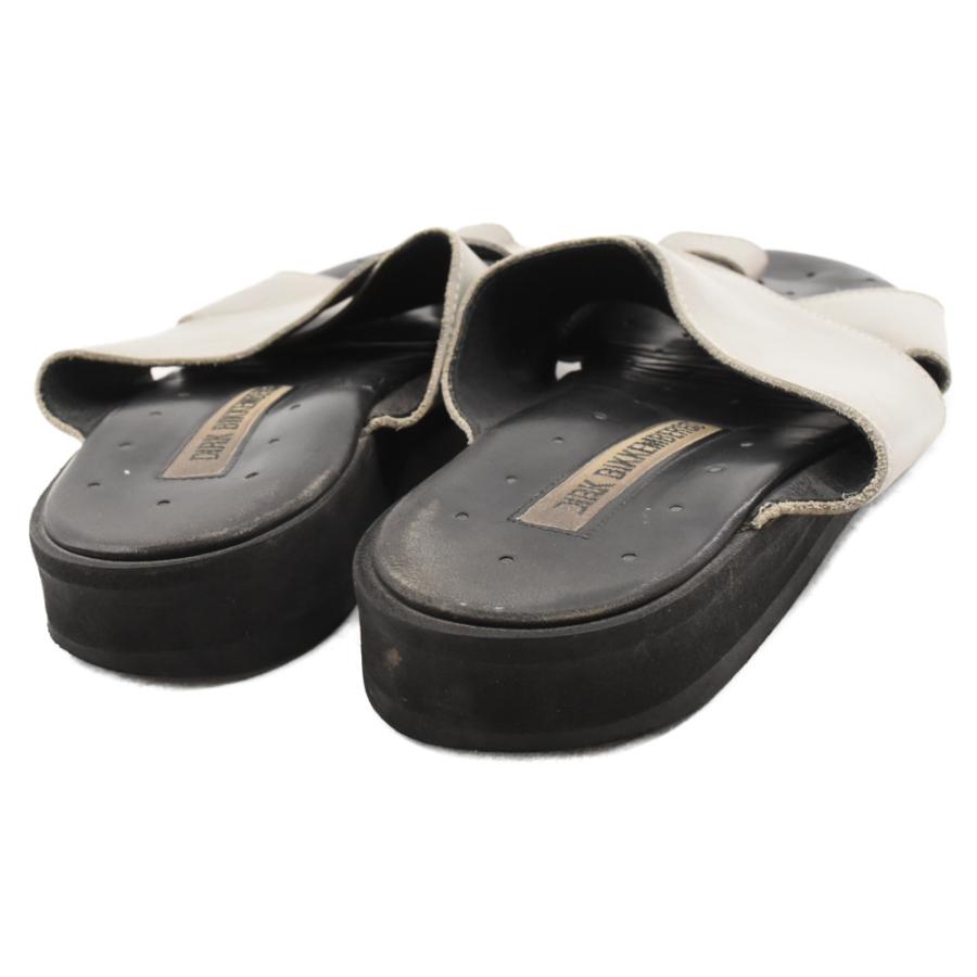 DIRK BIKKEMBERGS ダークビッケンバーグ レザー サンダル グレー DIRK BIKKEMBERGS ダークビッケンバーグ レザー サンダル グレー
