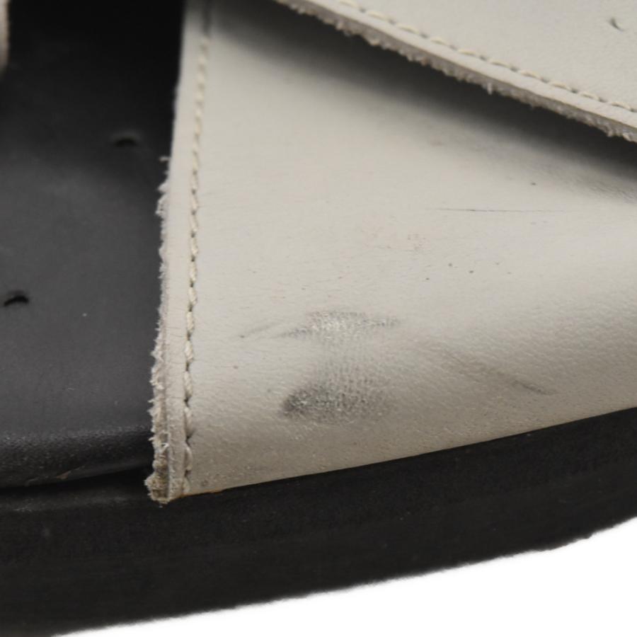 DIRK BIKKEMBERGS ダークビッケンバーグ レザー サンダル グレー DIRK BIKKEMBERGS ダークビッケンバーグ レザー サンダル グレー