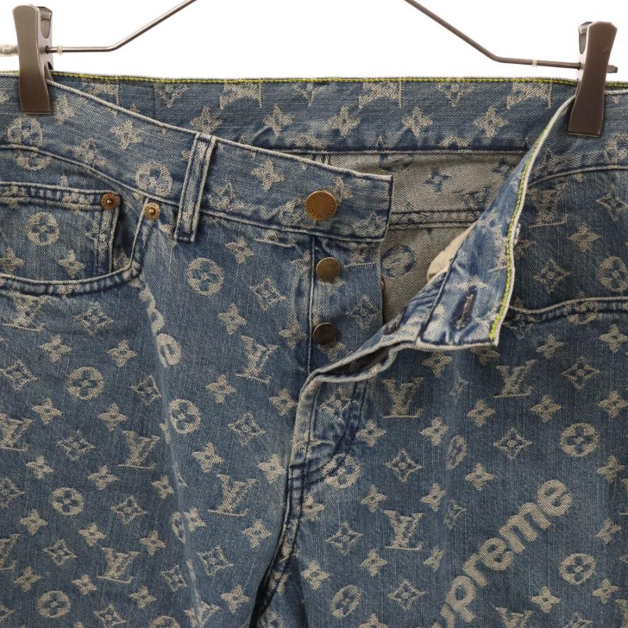 Supreme SUPREME シュプリーム 17AW ×LV Monogram Regular Jeans Supreme SUPREME シュプリーム 17AW ×LV Monogram Regular Jeans