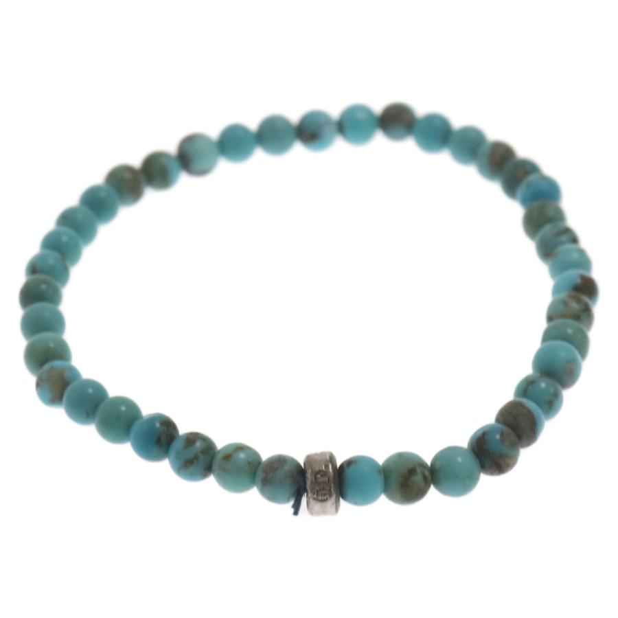 CHROME HEARTS クロムハーツ BEAD 4mmビーズブレス ターコイズ ビーズ