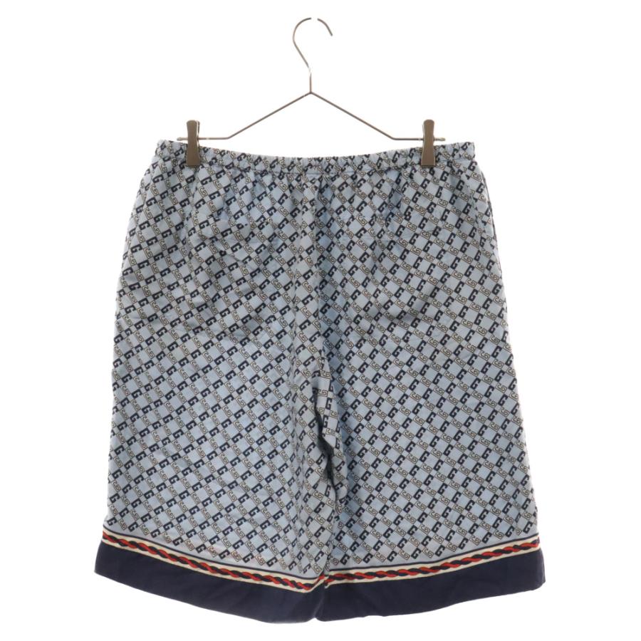 GUCCI グッチ Gucci Printed Satin Bermuda Shorts GG総柄