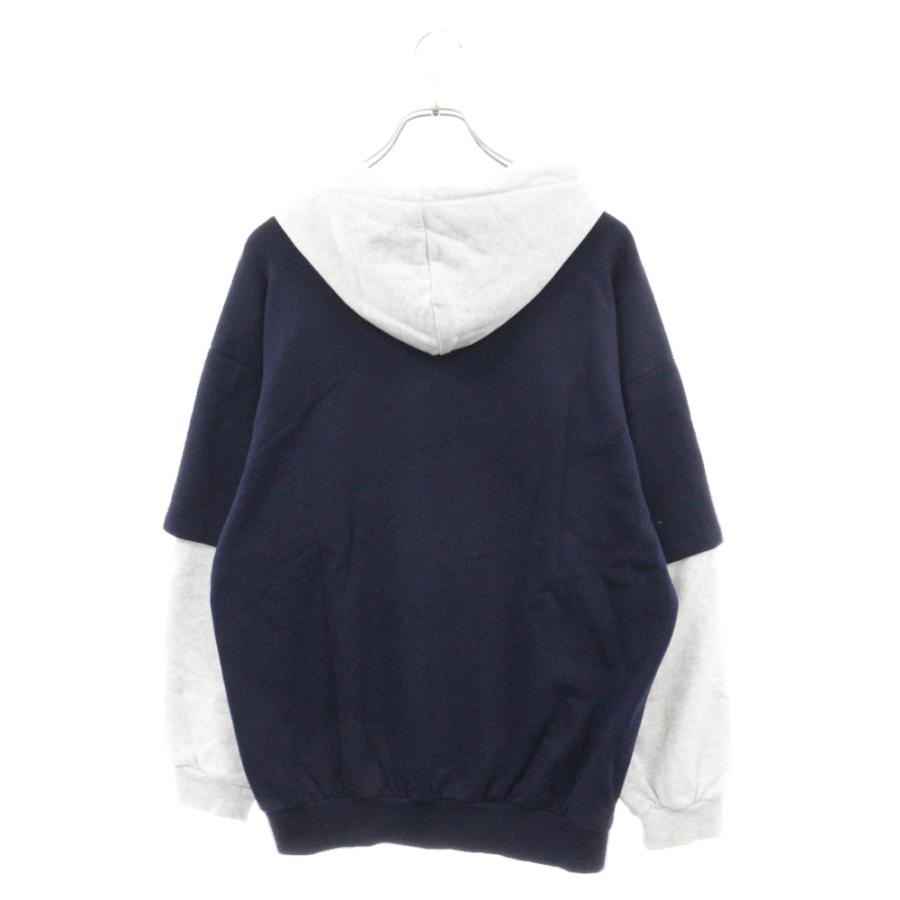 CELINE セリーヌ 22SS コットンフリースツートーンフーディ プル CELINE セリーヌ 22SS コットンフリースツートーンフーディ プル