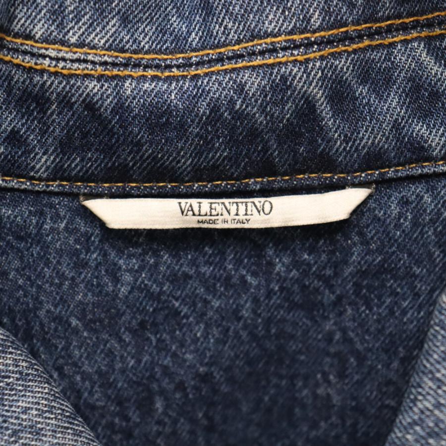VALENTINO ヴァレンチノ ロゴ デニムジャケット WV3DC01J7L0 VALENTINO ヴァレンチノ ロゴ デニムジャケット WV3DC01J7L0
