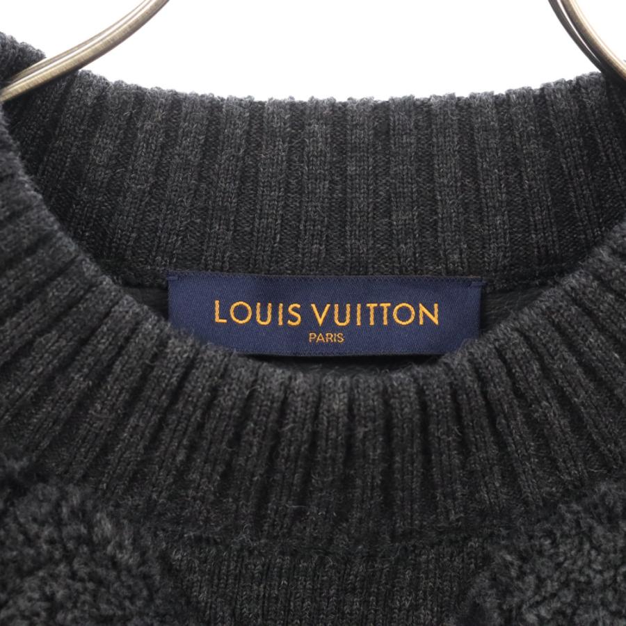 LOUIS VUITTON ルイヴィトン MONOGRAM SHEARLING CREWNECK LOUIS VUITTON ルイヴィトン MONOGRAM SHEARLING CREWNECK