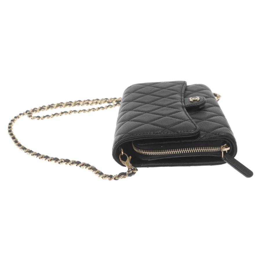 CHANEL（シャネル） マトラッセ フォンケース キャビアスキン ココ