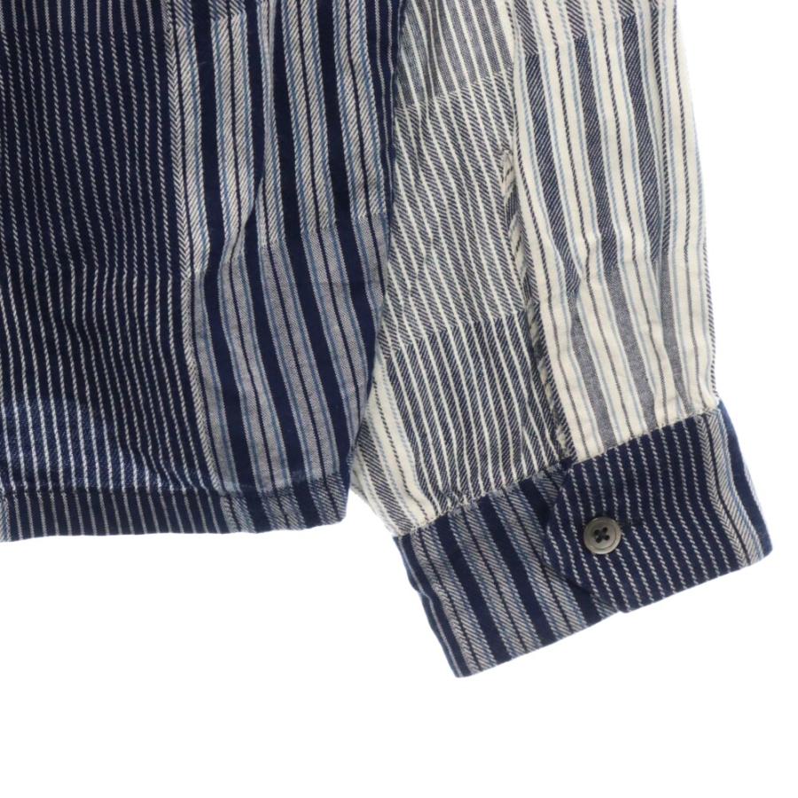 AiE エーアイイー 23SS ZPC SHIRT DOBBY STRIPE ストライプ 長袖シャツ 