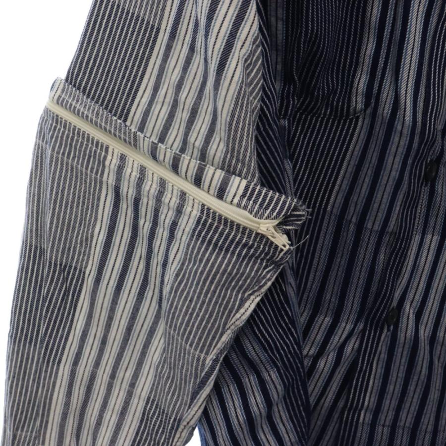 AiE エーアイイー 23SS ZPC SHIRT DOBBY STRIPE ストライプ 長袖シャツ 