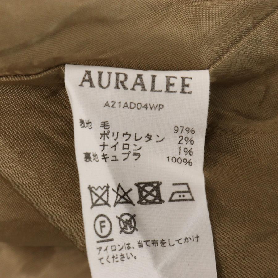 AURALEE オーラリー TENSE WOOL DOUBLE CLOTH ノースリーブ ワンピース  