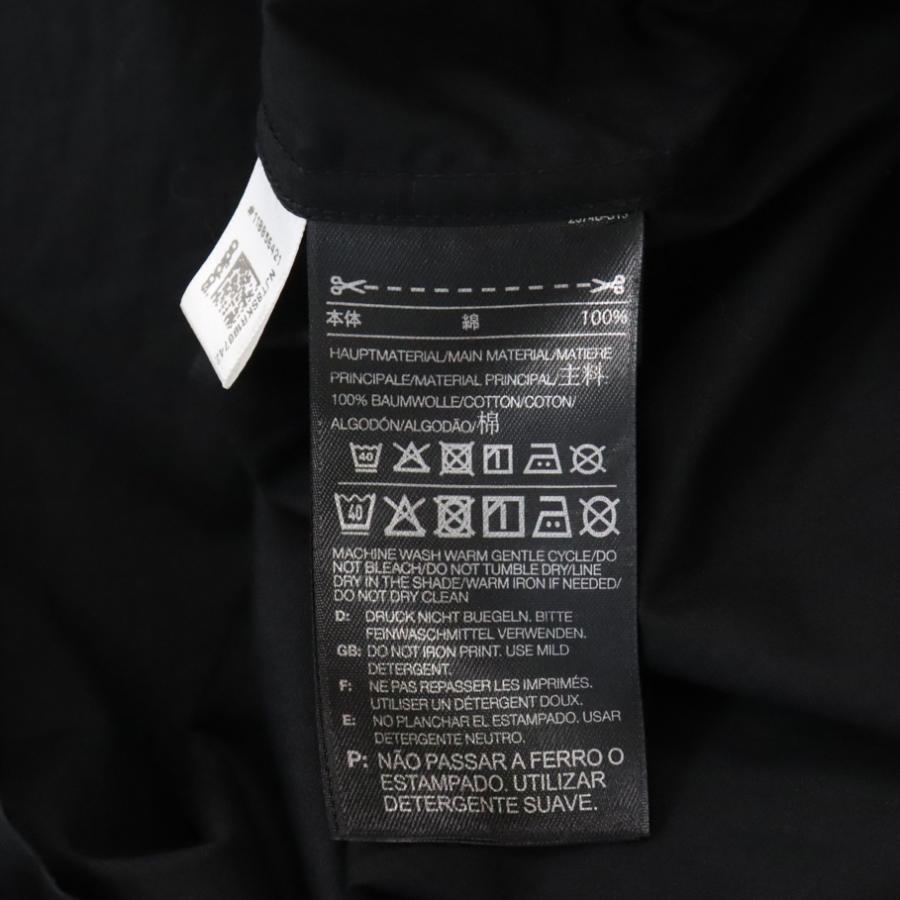 Y-3 ワイスリー 18SS バッグロゴプリント 長袖ロングシャツ ブラック 