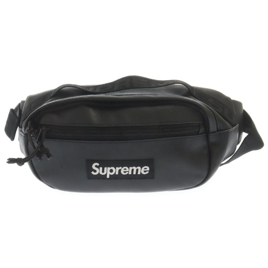 SUPREME シュプリーム 23AW Leather Waist Bag レザー ウエスト バッグ 
