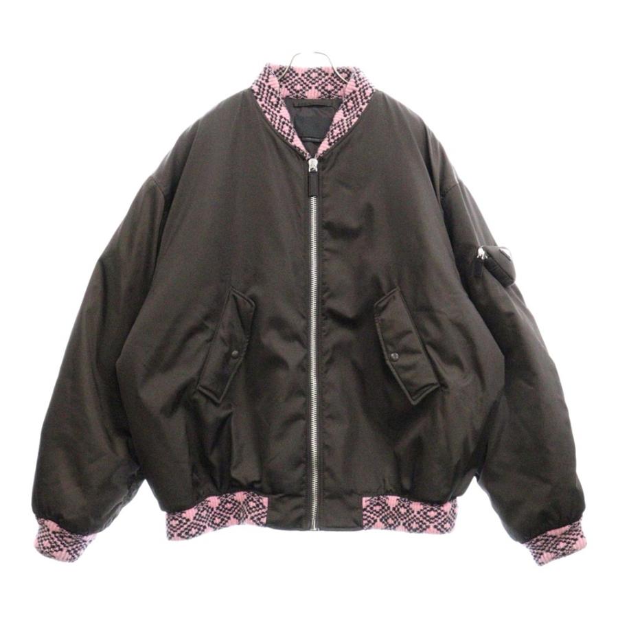 PRADA（プラダ） Re Nylon Knit Bomber Jacket プレートニットボンバー