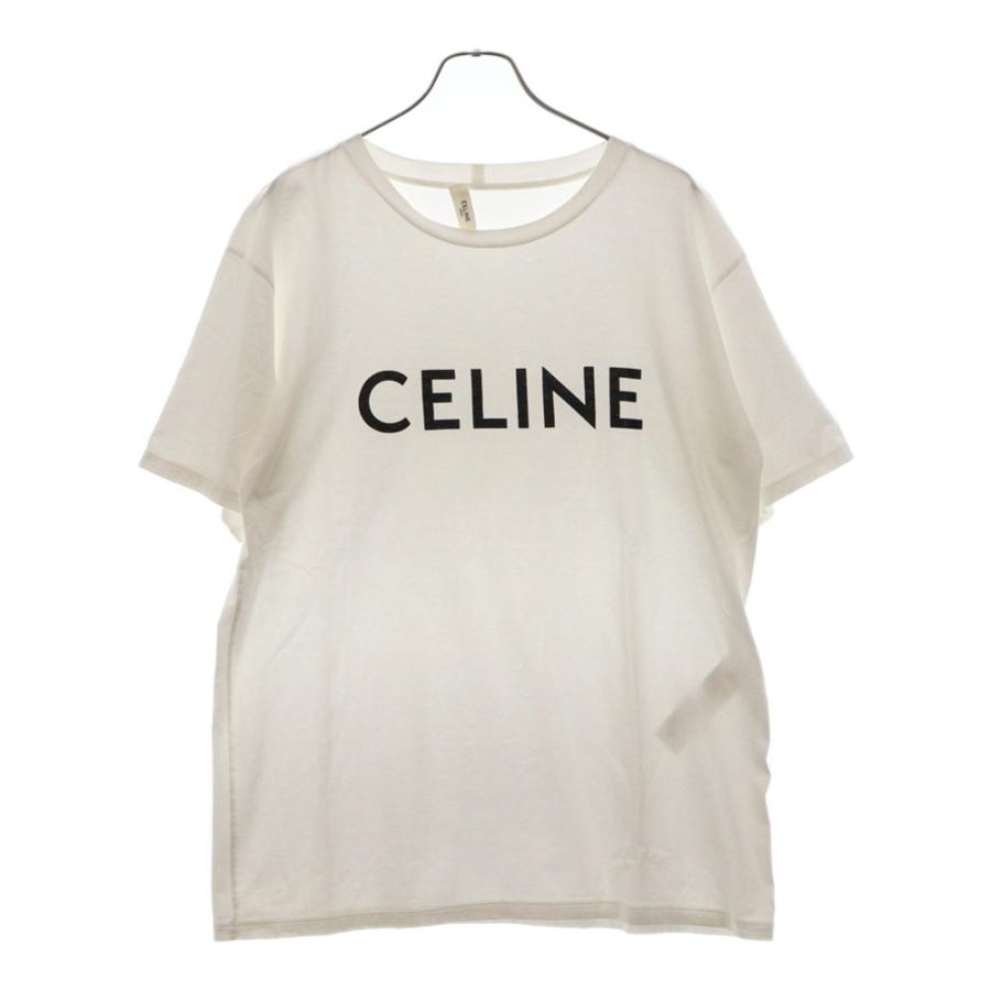 CELINE セリーヌ 22AW ロゴプリント ルーズフィット Tシャツ 半袖 