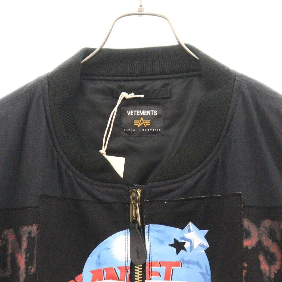 VETEMENTS ヴェトモン 18AW ×ALPHA Reversible Bomber Jacket VETEMENTS ヴェトモン 18AW ×ALPHA Reversible Bomber Jacket