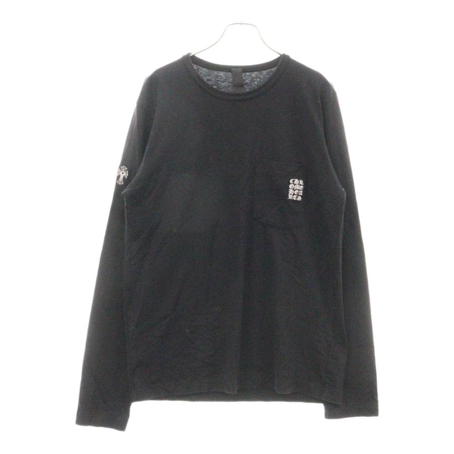 CHROME HEARTS (クロムハーツ) Y NOT L/S Tee ワイノット ロゴ CHROME HEARTS (クロムハーツ) Y NOT L/S Tee ワイノット ロゴ