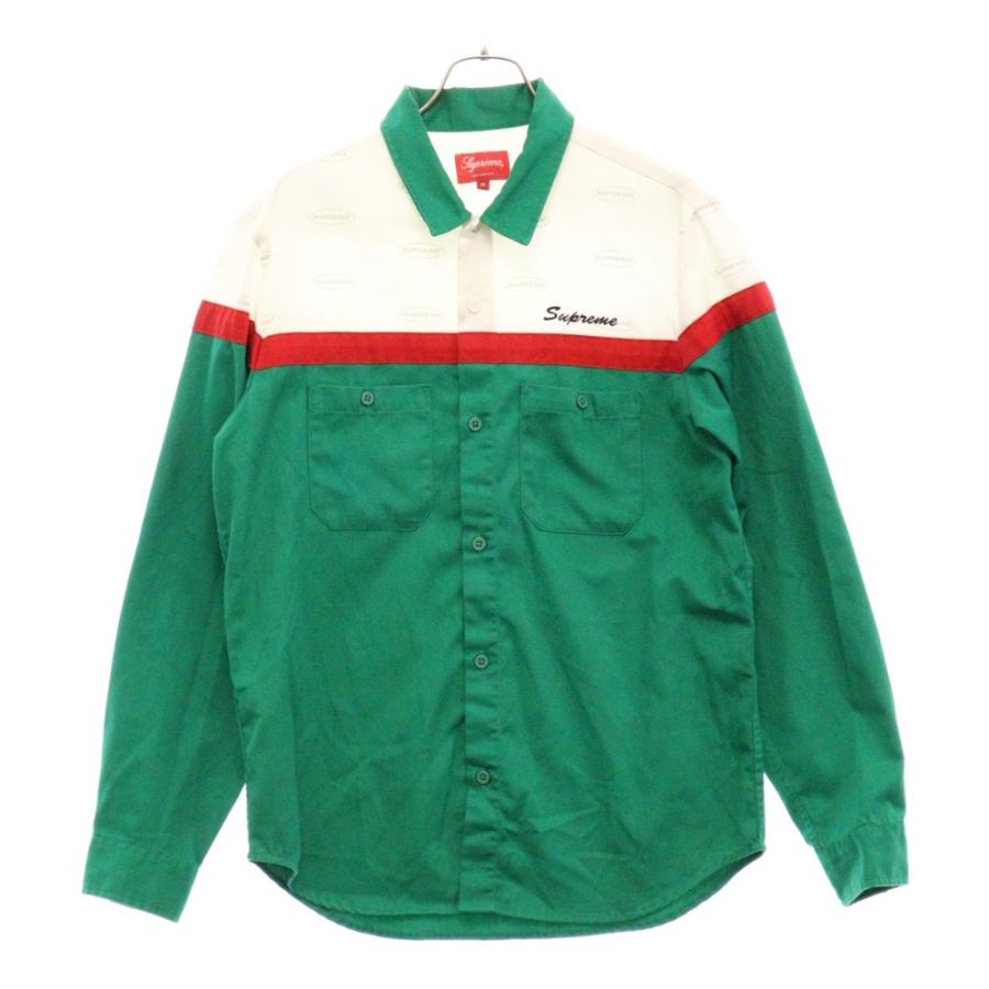 Supreme SUPREME シュプリーム 17AW Color Blocked Work Shirt カラー 