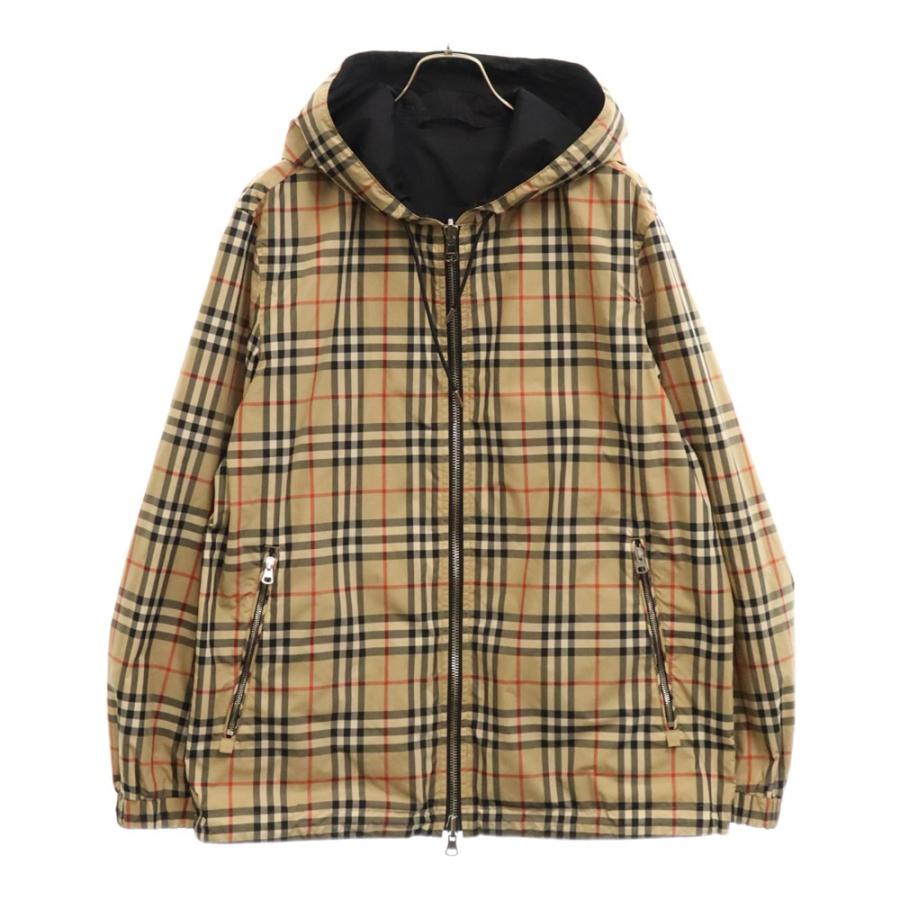 BURBERRY バーバリー ノバチェック リバーシブルジップアップパーカー  