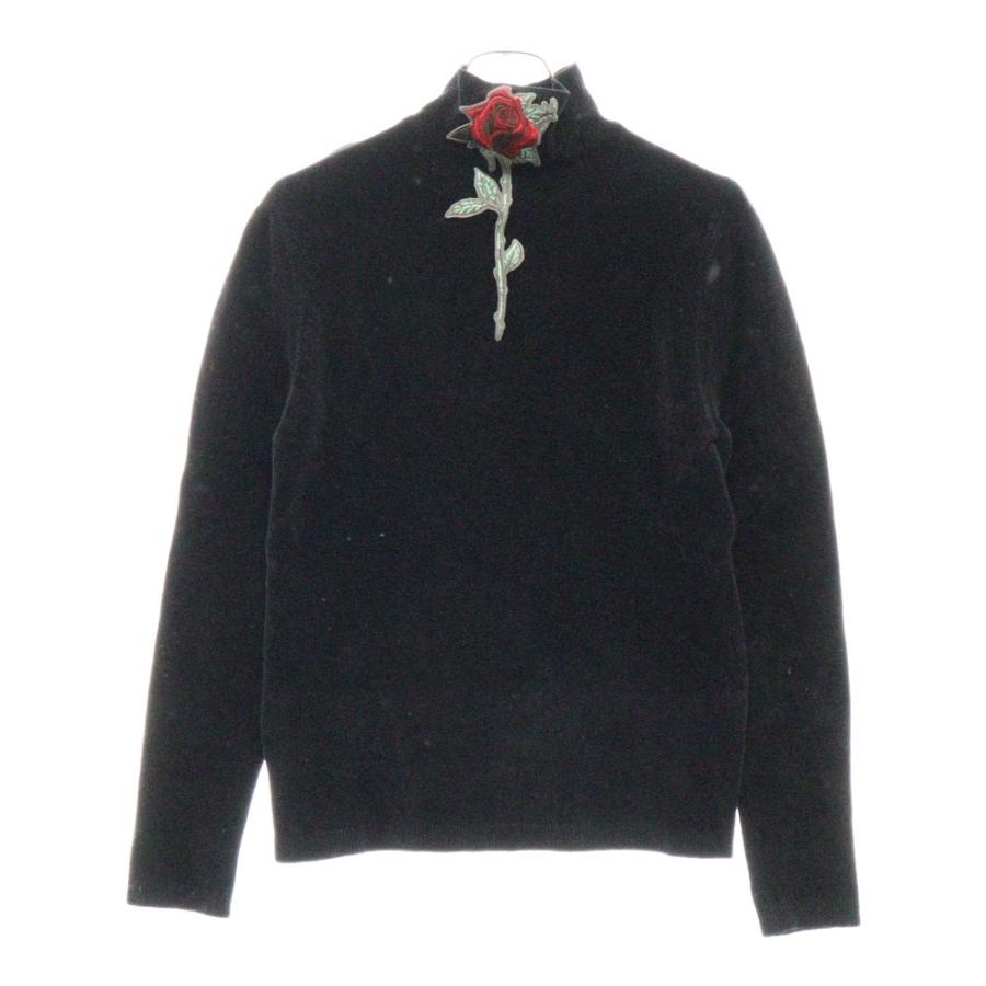 Y/PROJECT ワイプロジェクト ROSE TURTLENECK ローズ刺繍 ハイネック 