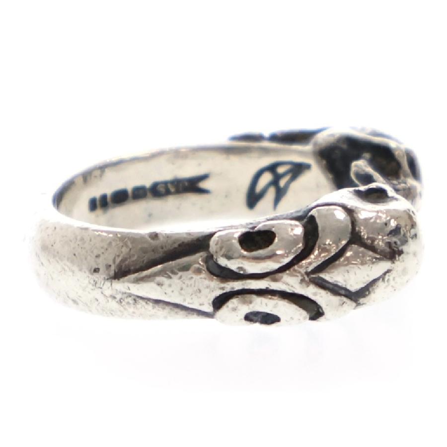 CRAZY PIG クレイジーピッグ TWO SKULLS TUDOR RING 2スカル CRAZY PIG クレイジーピッグ TWO SKULLS TUDOR RING 2スカル