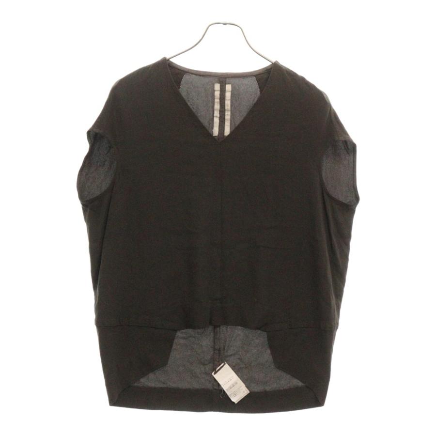 Rick Owens リックオウエンス 14SS DARK DUST NOSLEEVE BLOUSE ダーク  