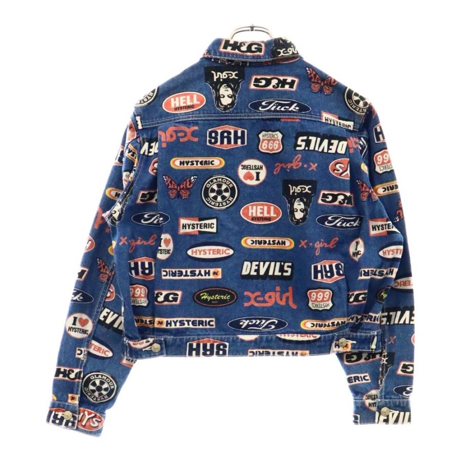 HYSTERIC GLAMOUR ヒステリックグラマー ×X-girl ICONS DENIM JACKET 