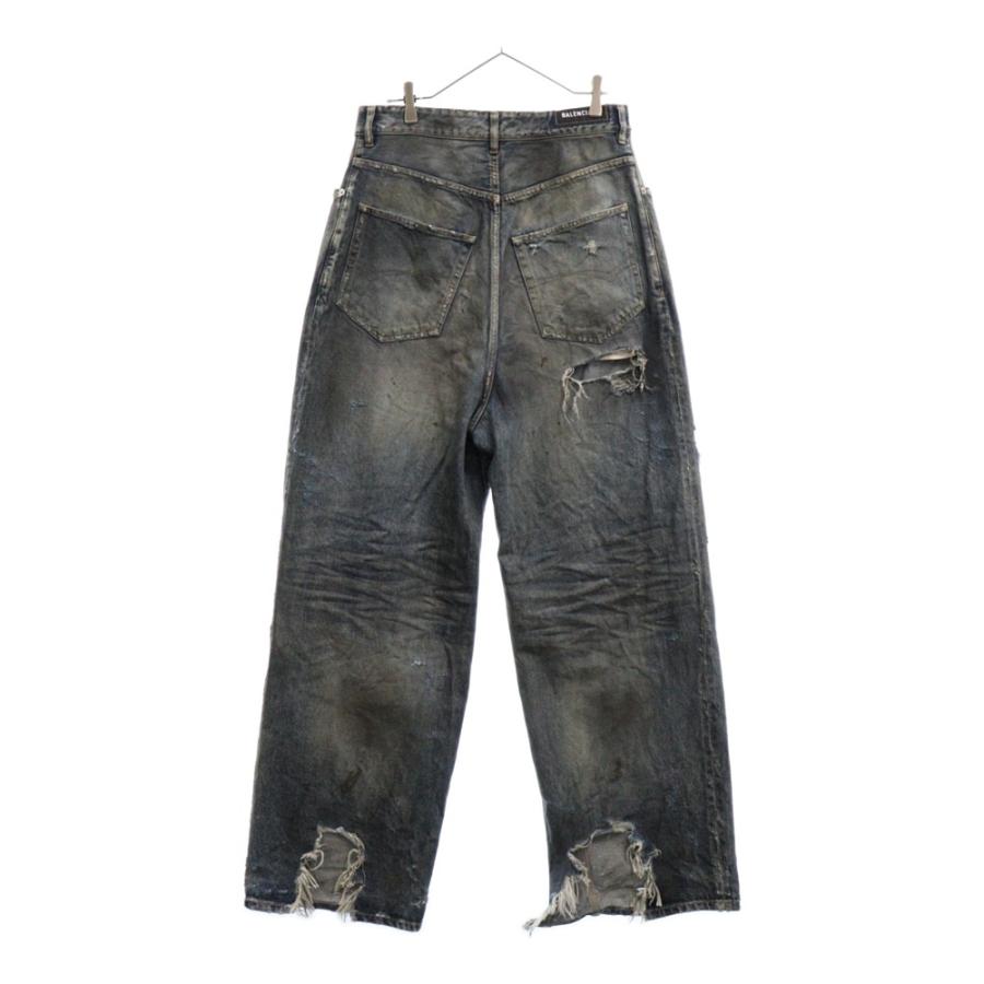 BALENCIAGA バレンシアガ 23SS BAGGY PANTS ダメージ加工バギー BALENCIAGA バレンシアガ 23SS BAGGY PANTS ダメージ加工バギー