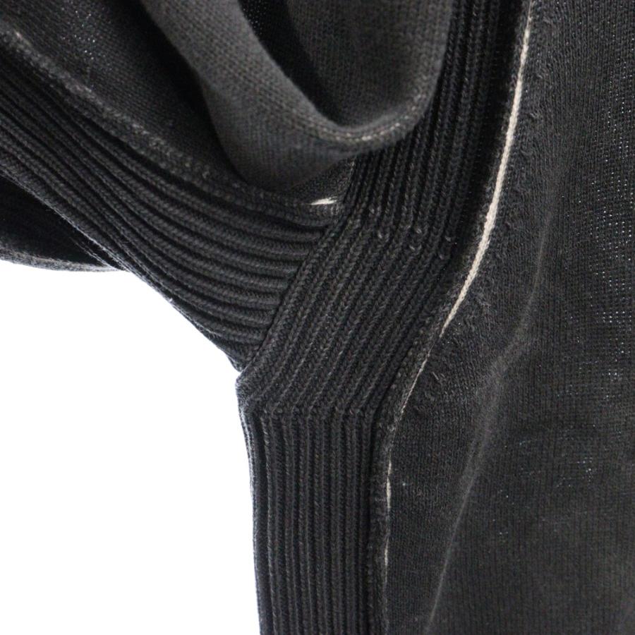 DIESEL（ディーゼル） K-DENIM-ROUND リブ切り替え プルオーバーニット