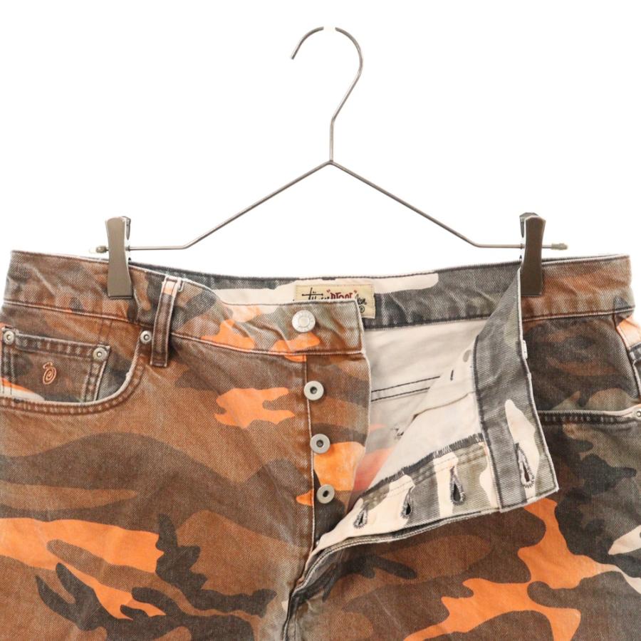 STUSSY ステューシー SPRAY DYE BIG OL' SHORTS ORANGE CAMO STUSSY ステューシー SPRAY DYE BIG OL' SHORTS ORANGE CAMO