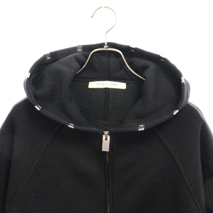 alo ブラック ジップアップパーカー XS 新品未使用品 ALYX アリクス LIGHTERCAP HOOD ZIP SWEATSHIRT ライターキャップ