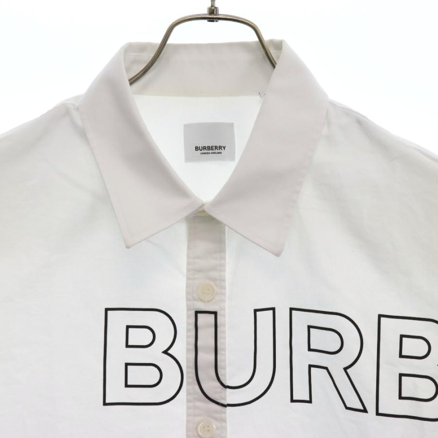 BURBERRY バーバリー 21SS ホースフェリー ロゴプリント 長袖シャツ