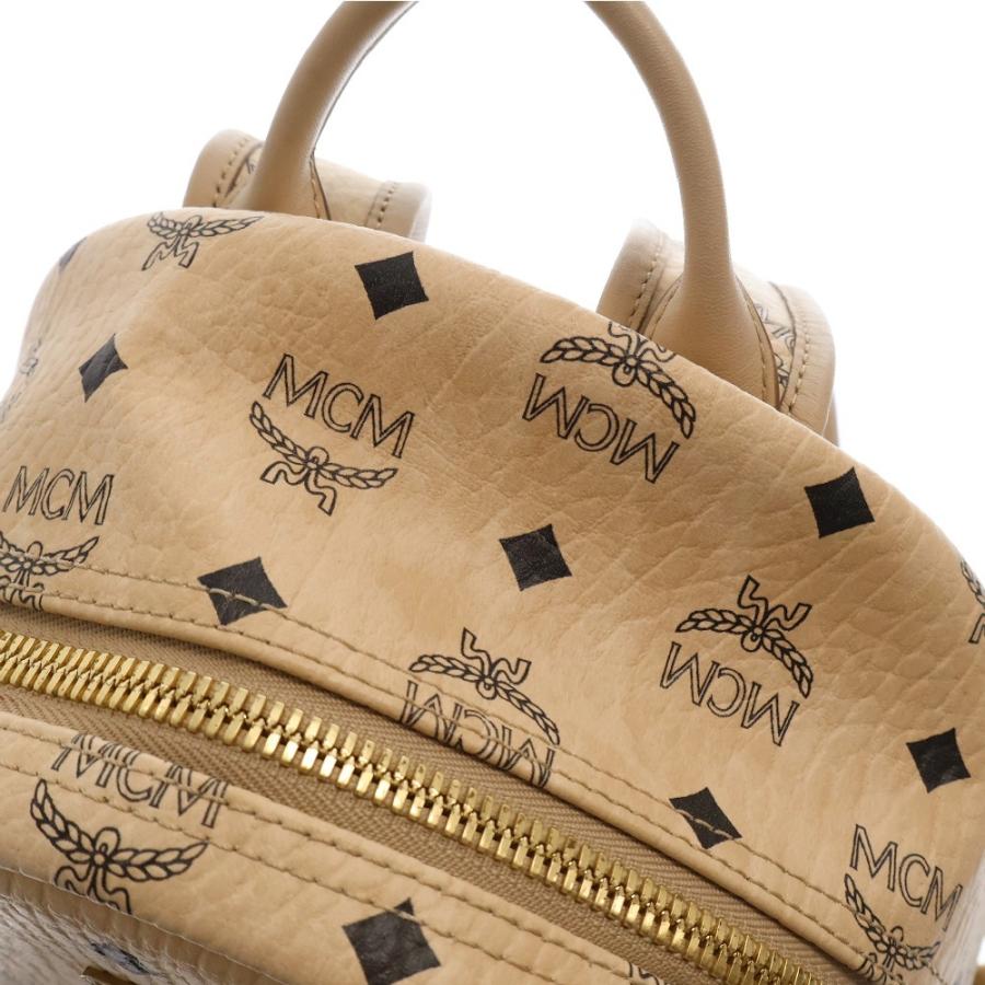 MCM エム シー ヴィセトス スタッズ レザー リュック バックパック  