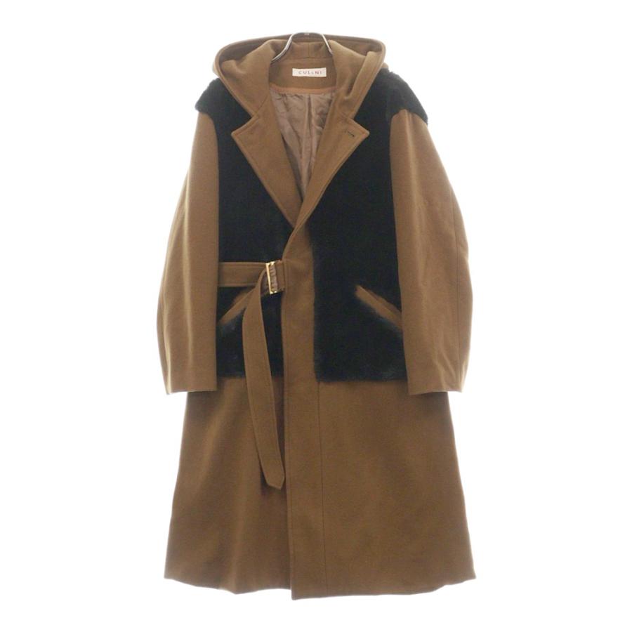 CULLNI（クルニ） 19AW メルトン フード ウールロングコート 19-AW-013