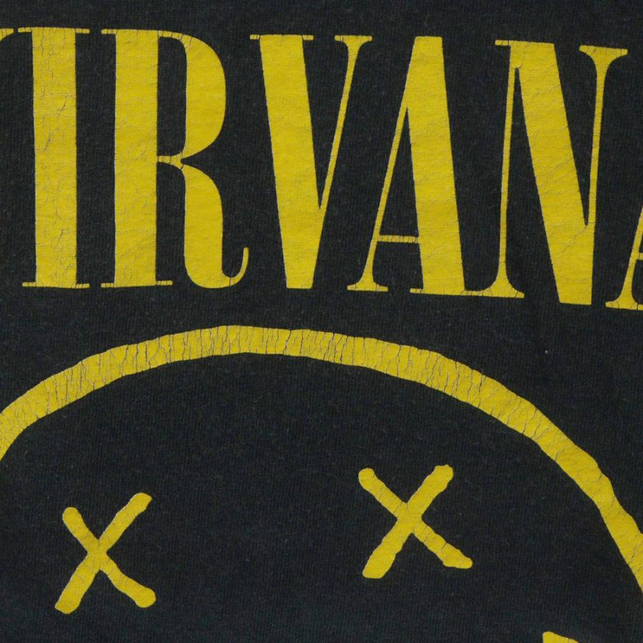VINTAGE ヴィンテージ NIRVANA 1992 SMILE TEE EURO ANVIL  