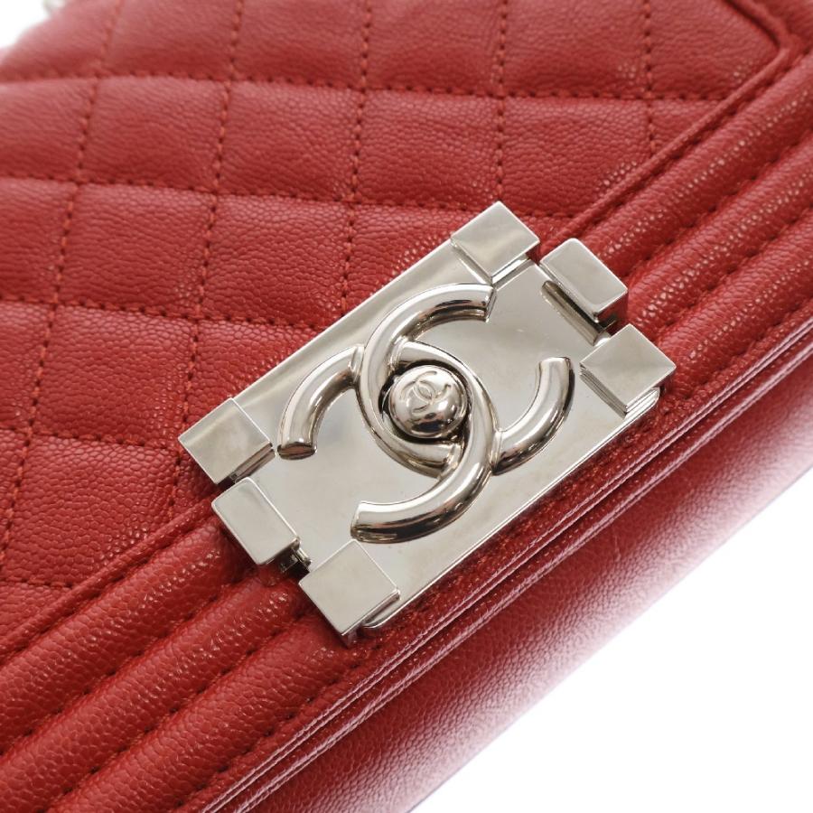 CHANEL（シャネル） ボーイシャネル スモール ショルダーバッグ レッド