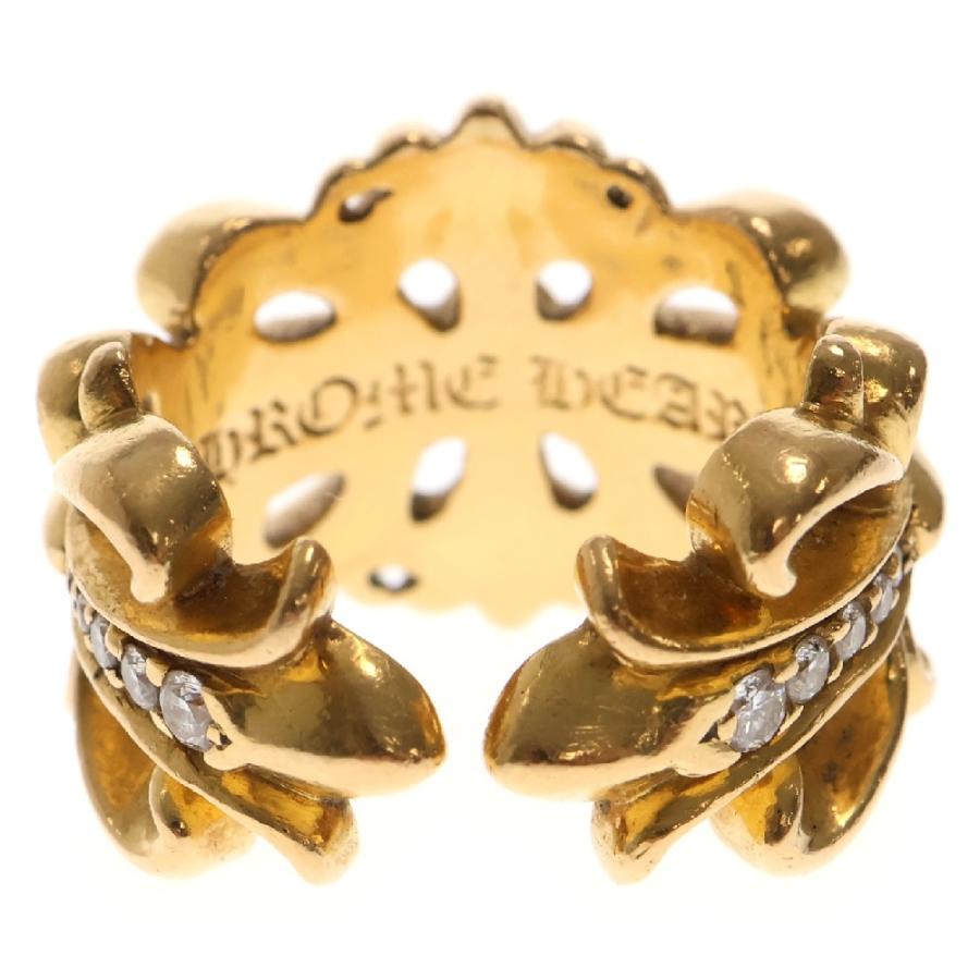 CHROME HEARTS クロムハーツ 22K DBL FLRL CRS P/D ダブル CHROME HEARTS クロムハーツ 22K DBL FLRL CRS P/D ダブル