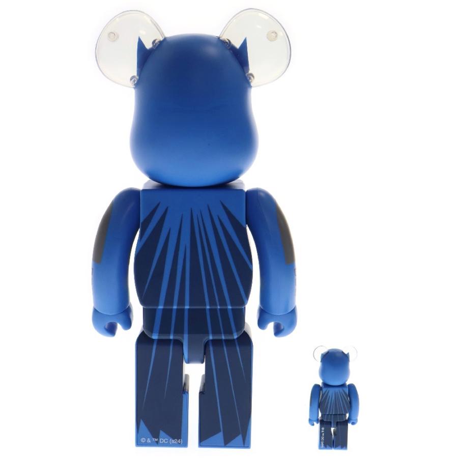 MEDICOM TOY - MEDICOM TOY メディコムトイ BE@RBRICK BATMAN THE DARK KNIGHT RETURNS ベアブリック バットマン ザダークナイトリターンズ フィギュア ブルー 100% & 400% MEDICOM TOY（メディコム・トイ） BE@RBRICK BATMAN THE DARK KNIGHT