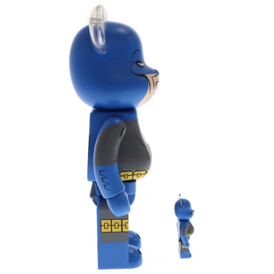 MEDICOM TOY - MEDICOM TOY メディコムトイ BE@RBRICK BATMAN THE DARK KNIGHT RETURNS ベアブリック バットマン ザダークナイトリターンズ フィギュア ブルー 100% & 400% MEDICOM TOY（メディコム・トイ） BE@RBRICK BATMAN THE DARK KNIGHT