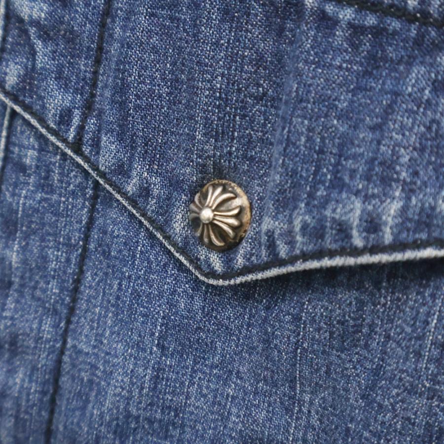 CHROME HEARTS クロムハーツ DENIM WESTERN クロスボールボタン