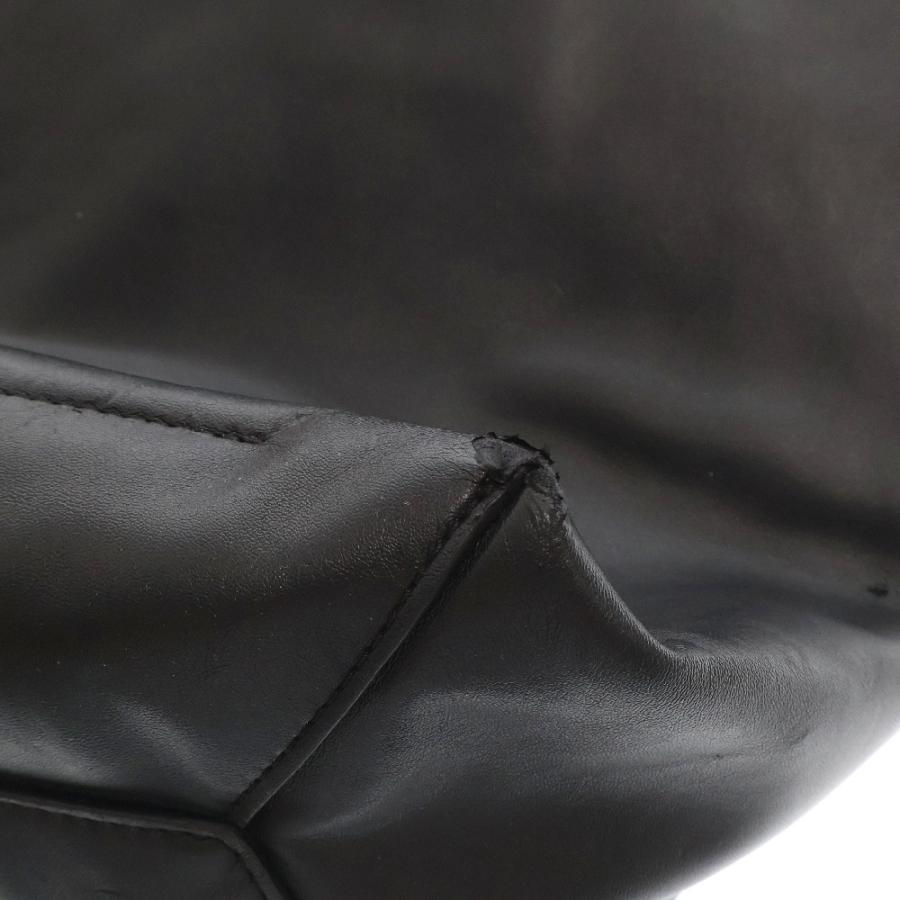【ステラマッカートニー】パンチングロゴレザートート☆黒 Stella McCartney（ステラ・マッカートニー） ロゴ パンチング レザー