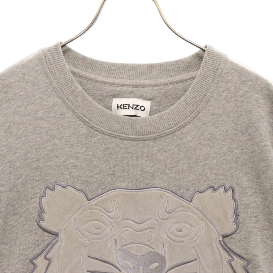 KENZO ケンゾー タイガー刺繍 クルーネックスウェットトレーナー KENZO ケンゾー タイガー刺繍 クルーネックスウェットトレーナー