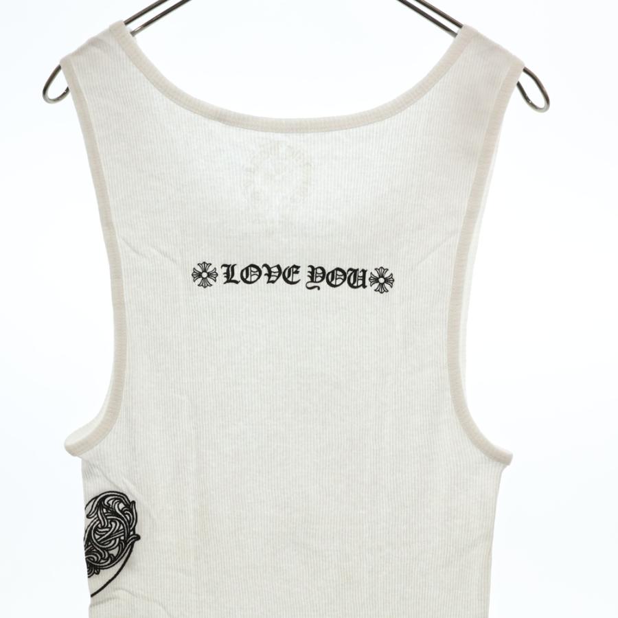 CHROME HEARTS クロムハーツ LOVE YOU RIB TANK ラブユーリブ CHROME HEARTS クロムハーツ LOVE YOU RIB TANK ラブユーリブ