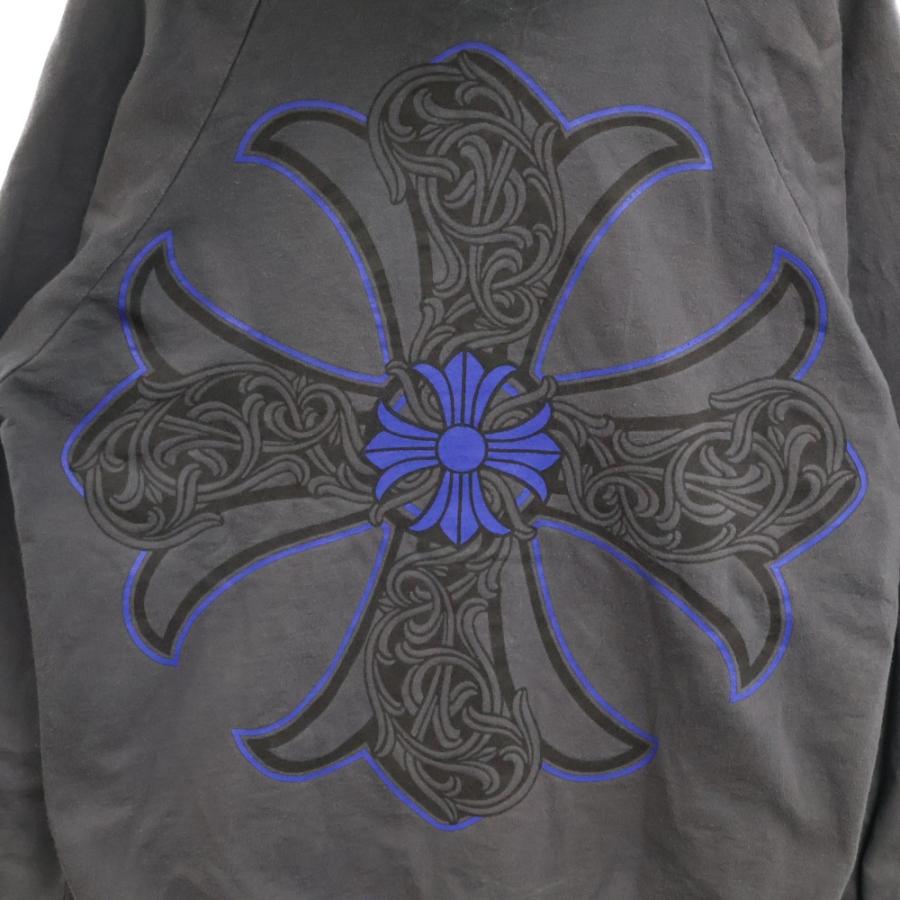 【正規品】CHROME HEARTS CHプラスバックブリントパーカー ネイビー CHROME HEARTS（クロムハーツ） OLD CH PLUS ZIP HOODIE オールド
