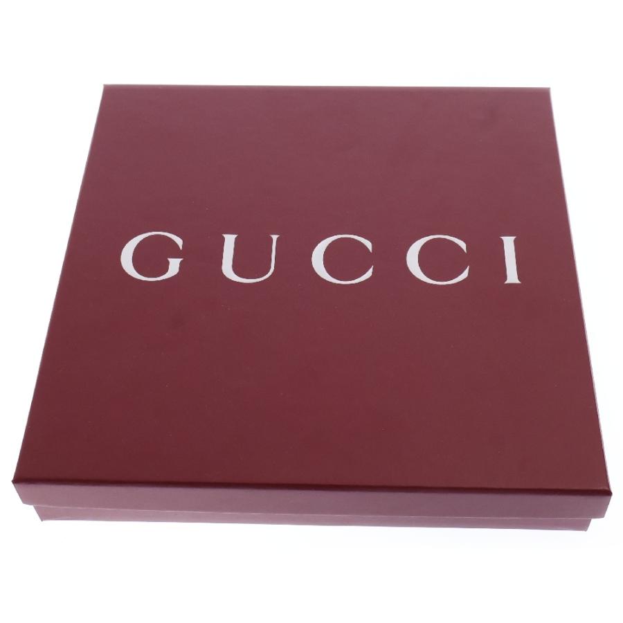 GUCCI（グッチ） GGジャガード 総柄ウールニットマフラー ブラック
