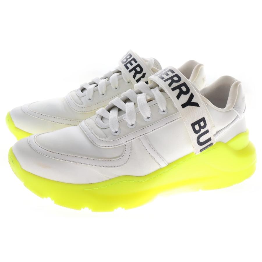 BURBERRY（バーバリー） RONNIE ZIG TRAINER ラバーソール レザー 