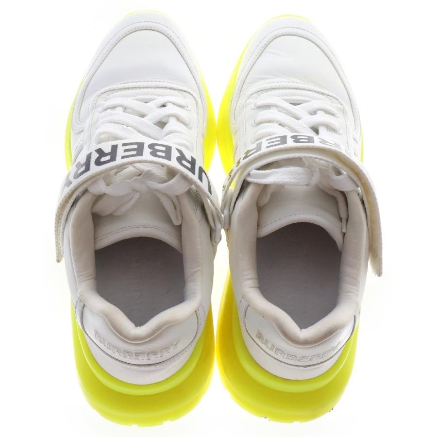 BURBERRY（バーバリー） RONNIE ZIG TRAINER ラバーソール レザー 